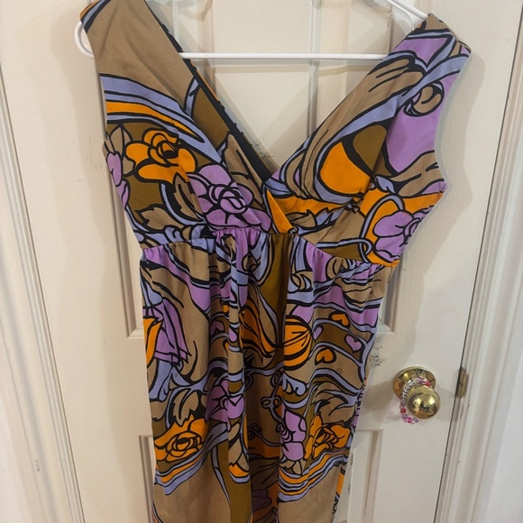 vintage psychedelic babydoll dress - Picture 4 of 5